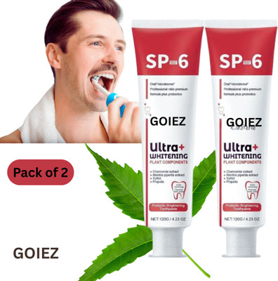 GOIEZ Sp-6 Advanced Protection Toothpaste – Protects Teeth From All Problems. Teeth Whitening Kit