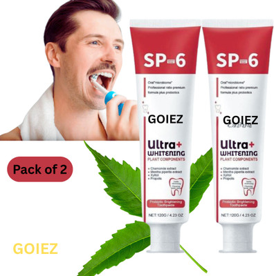 GOIEZ Sp-6 Peppermint Blast Toothpaste – Strong Peppermint For Extra Freshness. Teeth Whitening Kit