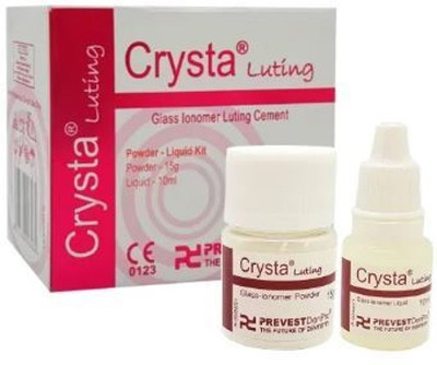 MEDDENT Denpro Crysta Luting I Glass Ionomer Luting Cement Teeth Whitening Kit