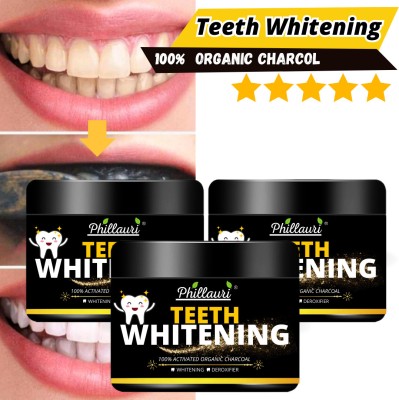 Phillauri Teeth Whitening Tape||Teeth Toothpaste|| Enhances Smile||(pack of 3) Teeth Whitening Kit