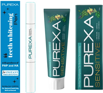 PUREXA Teeth Whitening Pen & Sensitive Toothpaste Combo Teeth Whitening Kit