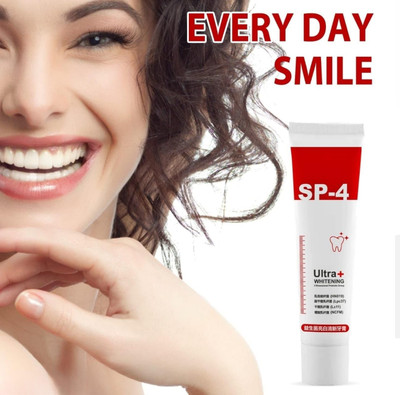 house of common Ultra + Visible White, Teeth Whitening Starts in 3 Days Toothpaste 30g Pack of 1 Teeth Whitening Kit