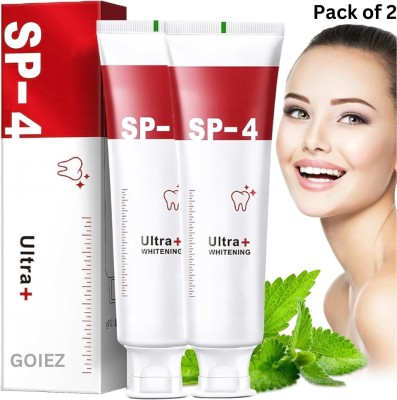 GOIEZ Sp-4 Ultra Whitening Bamboo Toothpaste For Natural Teeth Teeth Whitening Kit