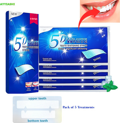 AYYIASHI Whitening Strips Teeth Whitening Kit Enamel Protection Whitening Formula Teeth Whitening Kit