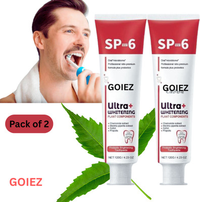 GOIEZ Sp-6 Instant Whitening Toothpaste (pack Of 2) – Gives Quick Whitening Results. Teeth Whitening Kit