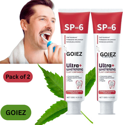 GOIEZ Sp-6 Detox Herbal Toothpaste (pack Of 2) – Helps Remove Toxins Naturally. Teeth Whitening Kit