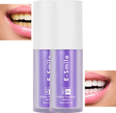 ELIBLISS E-Smile Colour Corrector Serum Proven Colour Correcting Serum for Whiter Teeth Teeth Whitening Kit