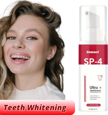 Sonavi Teeth Whitening Foam to Ultra-fine Deeply Clean Gums Intensive Stain Removal Teeth Whitening Kit