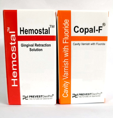 Prevest Dental Hemostal Liquid 15ml & Copal-F 15ml /no Teeth Whitening Kit
