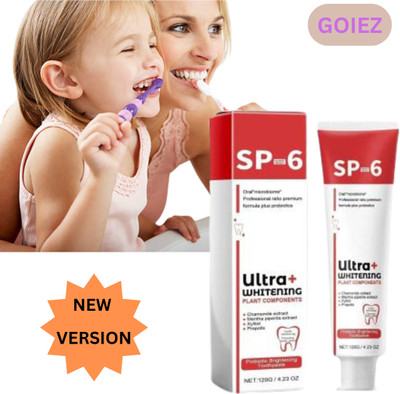 GOIEZ Sp-6 Herbal Fresh Toothpaste – Made With Natural Herbal Extracts. Teeth Whitening Kit