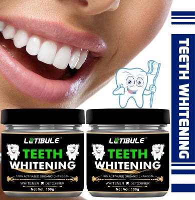 Latibule Ayurvedic Charcoal Teeth Whitening Powder Suitable For Sensitive Teeth Teeth Whitening Kit