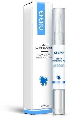 EFEROWhitepen Whitening Gel Pen Whitener Cleaning Bleaching Teeth Whitening liquid(5 ml)