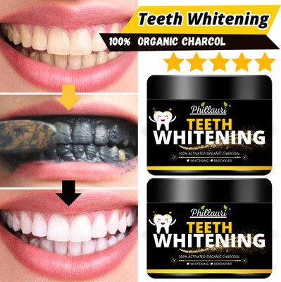 Phillauri Teeth Whitening Tape||Teeth Toothpaste||Removes Stains(pack of 2) Teeth Whitening Kit
