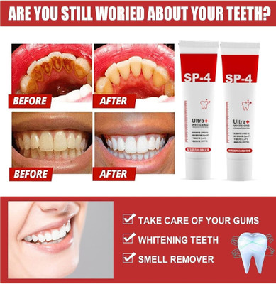 ZOPHORUS SP-4 Advanced Oral Care Toothpaste with Probiotic Whitening Formula (30g) Pack 2 Teeth Whitening Kit