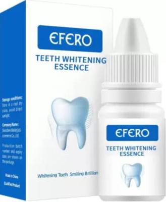 EarthlyProducts EFERO Teeth Whitening Remove Plaque Stains Tooth Bleaching Liquid (10 ml) Teeth Whitening Kit