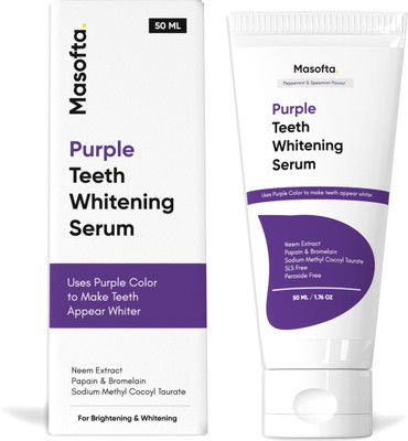 Masofta Purple Teeth Whitening Serum | Purple Toothpaste Serum | Purple Corrector - 50ML Teeth Whitening Kit