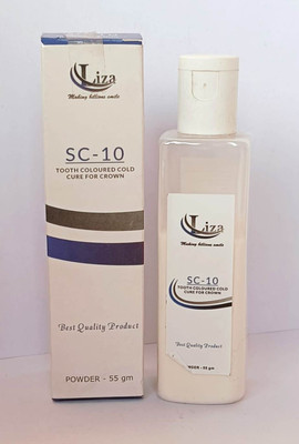 LIZADENT Dental SC-10 Powder 55gm Shade A1 / No Teeth Whitening liquid(55 ml)