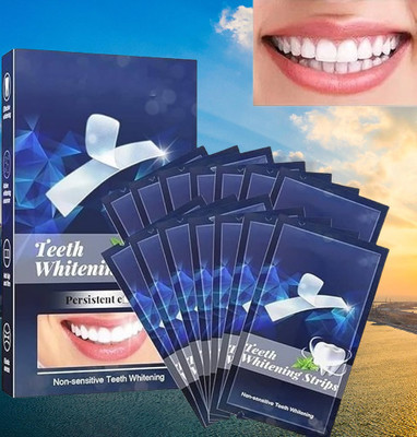 JJ ENTERPRISE 14-Strip Kit for Advanced Professional Teeth Whitening Teeth Whitening liquid(14 ml)