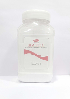 pyrax Dental Heat Cure Powder Shade Clear 200Gmr /No Teeth Whitening liquid(200 ml)