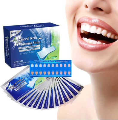 TeethWstrips Teeth Whitening Strips,Gentle for Sensitive Teeth, Professional Effect to Remove Teeth Whitening liquid(14 ml)