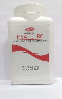 pyrax Dental Heat Cure Powder Shade Clear 400Gmr/ NO Teeth Whitening liquid(400 ml)