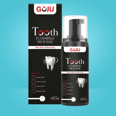 GOJU Pack of 1-Deep Cleaning Tooth Foaming Mousse with Anti-Plaque Properties Teeth Whitening liquid(100 ml)