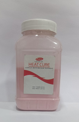 pyrax Dental Heat Cure Powder Shade Pink 200G /No Teeth Whitening liquid(100 ml)