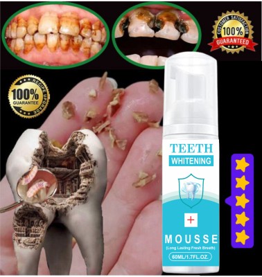 Naturalleaf Teeth Whitening Mousse Foam To Deeply Cleaning Gums, Stain Removal Teeth Whitening liquid(60 ml)