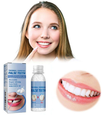 Qorelya DIY Temporary Tooth Replacement Kit Instant Repair and Smile Fix Teeth Whitening liquid(30 ml)