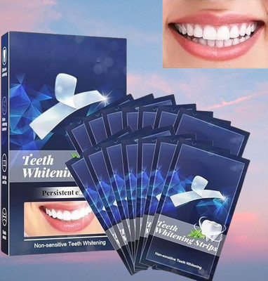 JJ ENTERPRISE Pack of 14 Advanced Whitening Strips – Complete Teeth Kit Teeth Whitening liquid(14 ml)