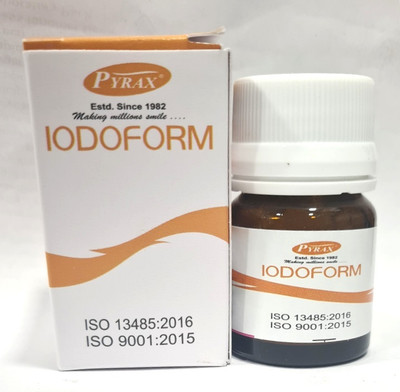 pyrax Dental Polymars Iodoform Powder 15G/NO Teeth Whitening liquid(10 ml)