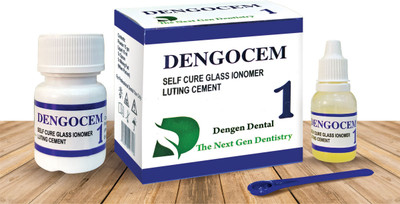 Dengen Dental DENGEN Dengocem 1 Luting Cement 15g/10ml Teeth Whitening liquid(15 ml)