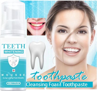 REGLET Teeth Whitening Foam To Removes Bad Breath Fights Germs Teeth Whitening Kit - mint(60 ml)
