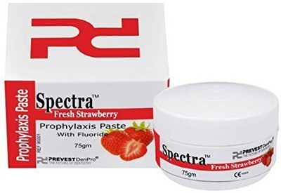 Prevest Dental Spectra Fresh Strawberry Prophylaxis Paste - 75g / Teeth Whitening liquid(1 ml)