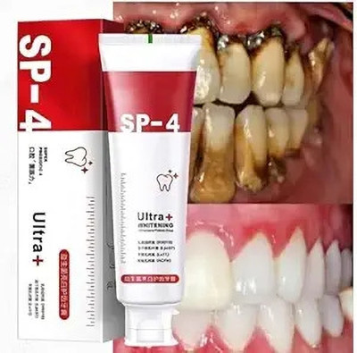 MILAN Enterprise Sp 4 Intensive Teeth Ultra Whitening plus SP 6 For sensitive teeth Toothpaste Teeth Whitening liquid(51 ml)