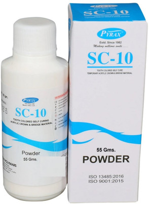 pyrax Dental SC-10 Crown & Bridge Powder 55g Shade A2 /no Teeth Whitening liquid(55 ml)