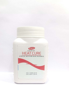 pyrax Dental Heat Cure Powder Shade Clear 100Gmr /NO Teeth Whitening liquid(100 ml)