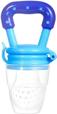 RuchikaTrends Baby Fruit Feeder Pacifier with Nipple Teether Feeder (Pack of 1) Feeder Teether and Feeder(Blue)