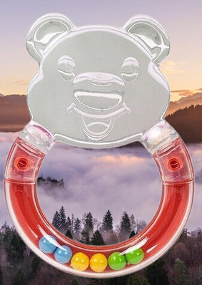 DIVAGH BEARSILLICON-THEETH-A42 Teether(Multicolor)