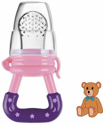 aapni dukan SST Sales Baby Food And Fruit Nibbler & Pacifier Teether BPA Free Nibbler BN55 Feeder(Multicolor)