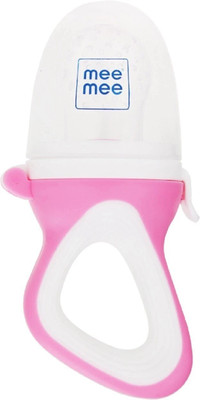 MeeMee Baby Pacifier Fruit & Food Nibbler With Extra Mesh, BPA Free Pacifier Soother, Feeder(Pink)