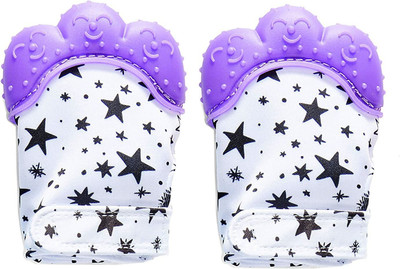 DN BROTHERS Baby Silicon Mitten teether bpa Free Hand Glove for Easy Teething DN07 Teether(Multicolor)