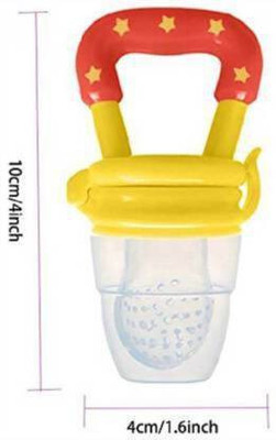 MXWTechnology Pack Of 1 Baby Fresh Fruit Vegetables Food Nibbler Cum Teether-VN56 Teether and Feeder(Multicolor)