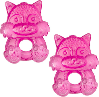 Adore Luscious Water Filled EVA Teethers - 2pack Teether(Pink Squirrel)