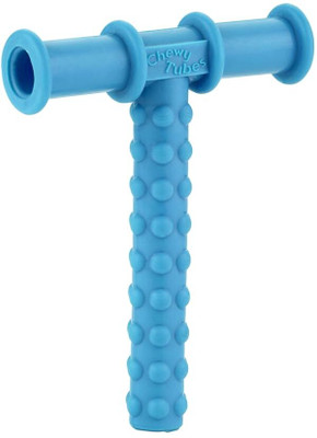 MJ TalkTools Chewy Tube Blue Teether(Blue)