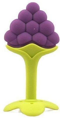 Vadhavan Flexible Silicone Fruit Shape 1 Teether for Baby/Toddlers/Infants Dental Care Teether and Feeder(Multicolor)