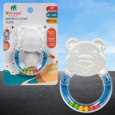DIVAGH BEARSILLICON-THEETH-A462 Teether(Multicolor)