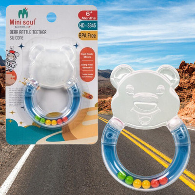 DIVAGH BEARSILLICON-THEETH-A332 Teether(Multicolor)