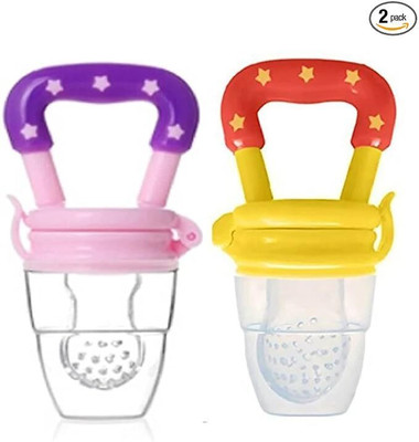 Wuxxa Fruit Nibbler, Baby Food and Fruit Feeder Teether(Multicolor)