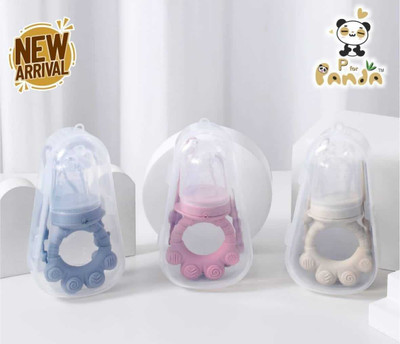 Teniyuu Baby Fruit Feeder Pacifier & Teether | Silicone Teething & Self-Feeding Feeder(Multicolor)